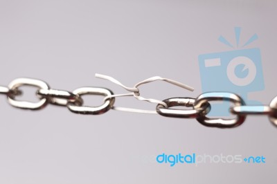 Chain Link Stock Photo