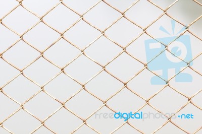 Chain Link Fence Stock Photo