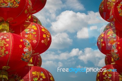 Chainese Lanterns, Chainese New Year Stock Photo