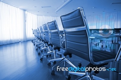 Chairs in conference Room Stock Photo