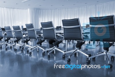 Chairs in conference Room Stock Photo