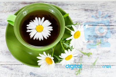 Chamomile Tea Stock Photo