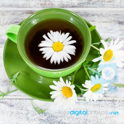 Chamomile Tea Stock Photo