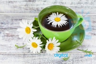 Chamomile Tea Stock Photo