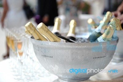 Champagne Stock Photo