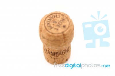 Champagne Cork Stock Photo