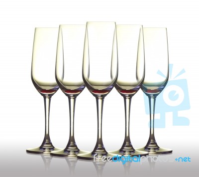 Champagne Glass Stock Photo