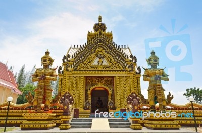 Chapel Of Thai Temple In Hua Hin Stock Photo