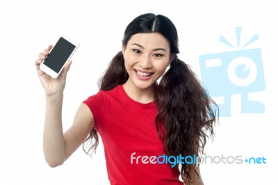 Check Out My New Cell Ohone Stock Photo