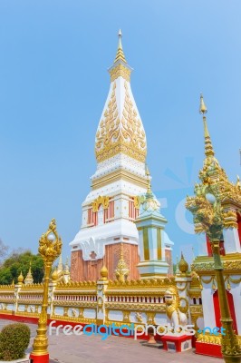 Chedi Phra That Phanom Stock Photo