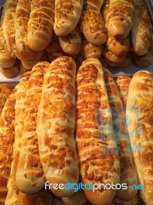 Cheese Bread Stock Photo