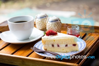 Cheesecake Stock Photo