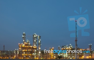 Chemical Plant Stock Photo