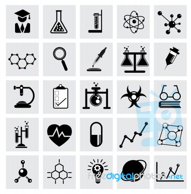 Chemistry And Science Icon Stock Image