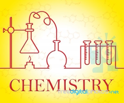 Chemistry Experiment Indicates Evaluation Scientist And Observat… Stock Image