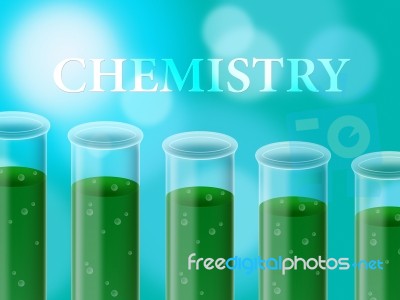 Chemistry Laboratory Shows Scientific Examination And Analysis Stock Image