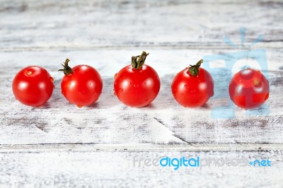 Cherry Tomatoes Stock Photo