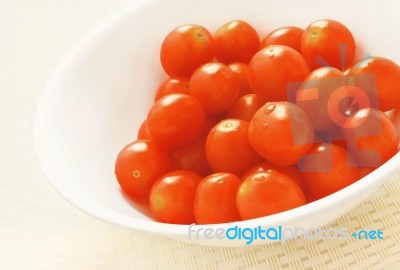 Cherry Tomatoes Stock Photo