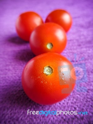 Cherry Tomatoes Stock Photo