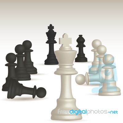 Chess Game Stock Image