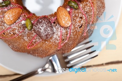 Chestnut Cake Bread Dessert Stock Photo