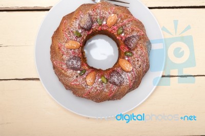 Chestnut Cake Bread Dessert Stock Photo