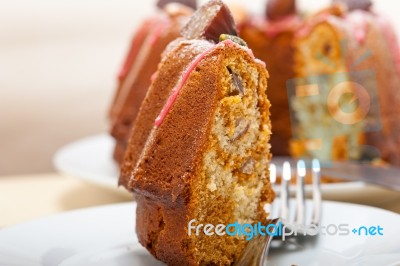 Chestnut Cake Bread Dessert Stock Photo