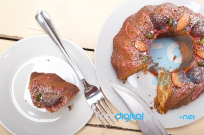 Chestnut Cake Bread Dessert Stock Photo