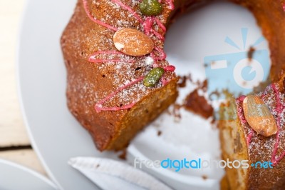 Chestnut Cake Bread Dessert Stock Photo