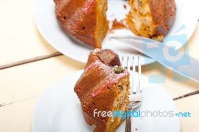 Chestnut Cake Bread Dessert Stock Photo