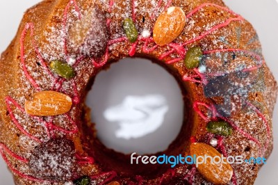 Chestnut Cake Bread Dessert Stock Photo