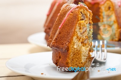 Chestnut Cake Bread Dessert Stock Photo