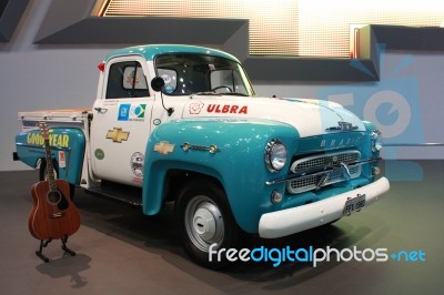 Chevrolet Truck Show On Bangkok Motor Show 2011 Stock Photo