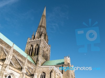 Chichester, West Sussex/uk - February 8 : Chichester Cathedral I… Stock Photo