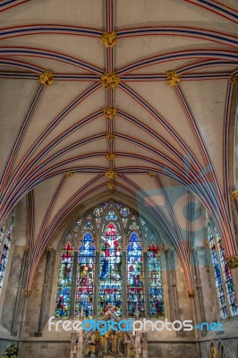 Chichester, West Sussex/uk - February 8 : Interior Of Chichester… Stock Photo