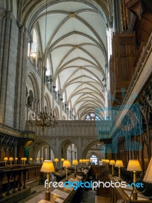 Chichester, West Sussex/uk - February 8 : Interior Of Chichester… Stock Photo