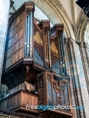 Chichester, West Sussex/uk - February 8 : Interior Of Chichester… Stock Photo