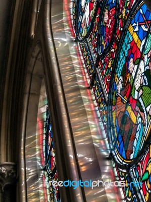 Chichester, West Sussex/uk - February 8 : Interior Of Chichester… Stock Photo