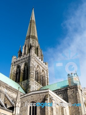 Chichester, West Sussex/uk - February 8 : View Of Chichester Cat… Stock Photo