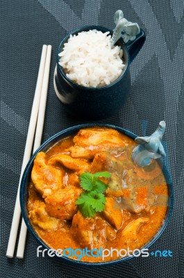 Chicken Curry Stock Photo