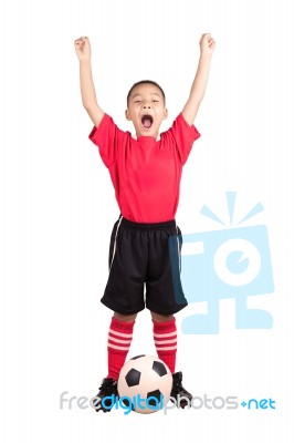 Child Soccer Player Stock Photo