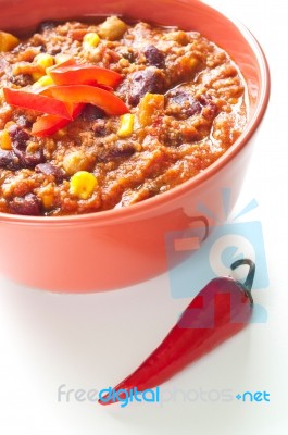 Chili Con Carne Stock Photo