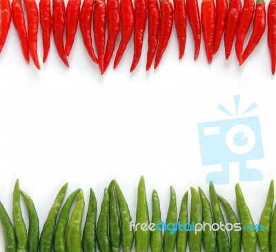 Chili Isolated Stock Photo