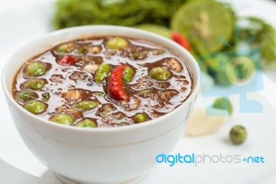 Chili Paste Stock Photo