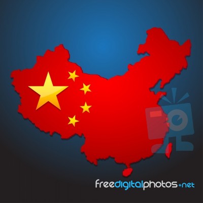 China Map  Stock Image