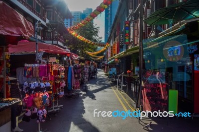 Chinatown Singapore Stock Photo