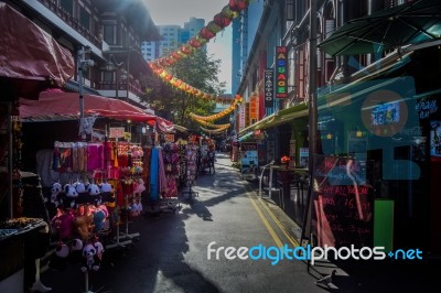 Chinatown Singapore Stock Photo