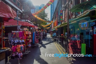 Chinatown Singapore Stock Photo