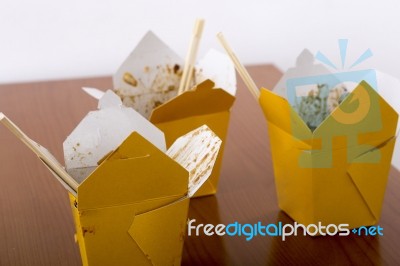 Chinese Fast Food Stock Photo