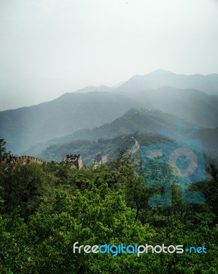 Chinese Great Wall Stock Photo